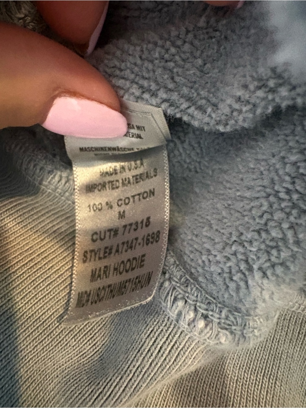 AGOLDE crop Mari hoodie - Picture 3 of 4